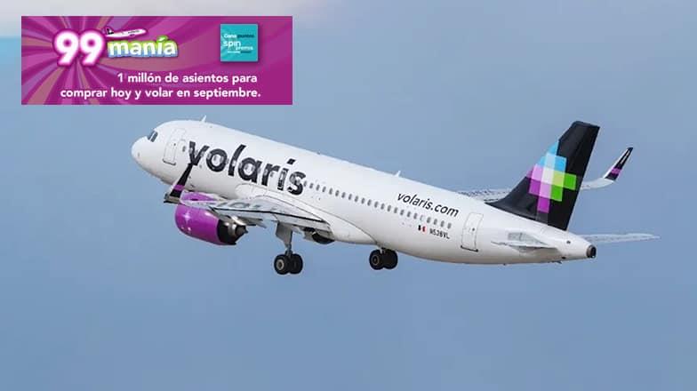 Diario del Yaqui Volaris remata vuelos en 99 dólares con destinos a