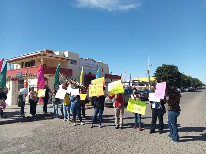 En Huatabampo madres de familia de la Guardería Los Generalitos piden