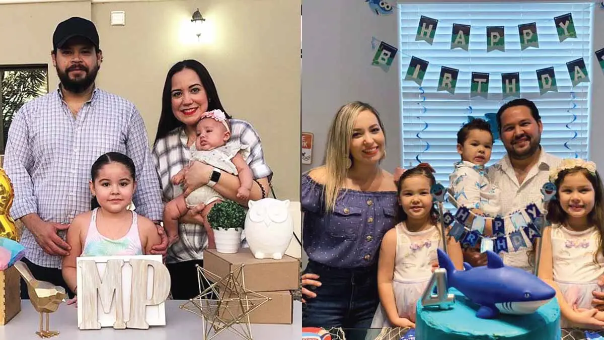Disfrutan sus cumpleaños en casa