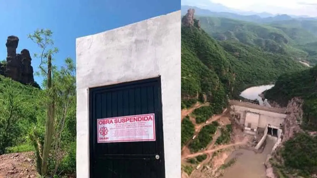 Suspende el INAH operación de presa Los Pilares