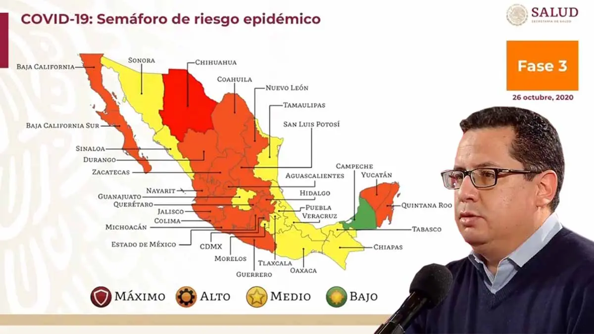 Aumentan 5% los contagios de Covid-19 en México