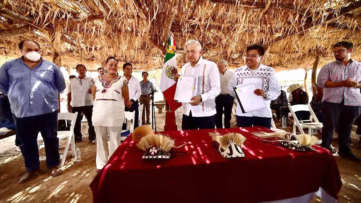 Por decreto presidencial entra en vigor Plan de Justicia Yaqui