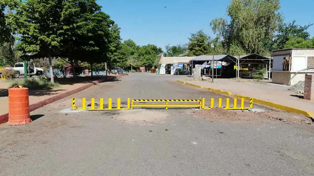 Ven bien en Laguna cierre de acceso