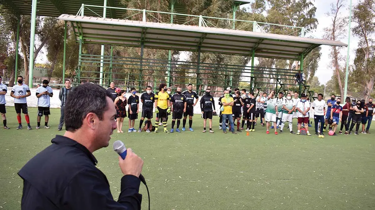 Inauguran Futbol Rápido de la Comunicación