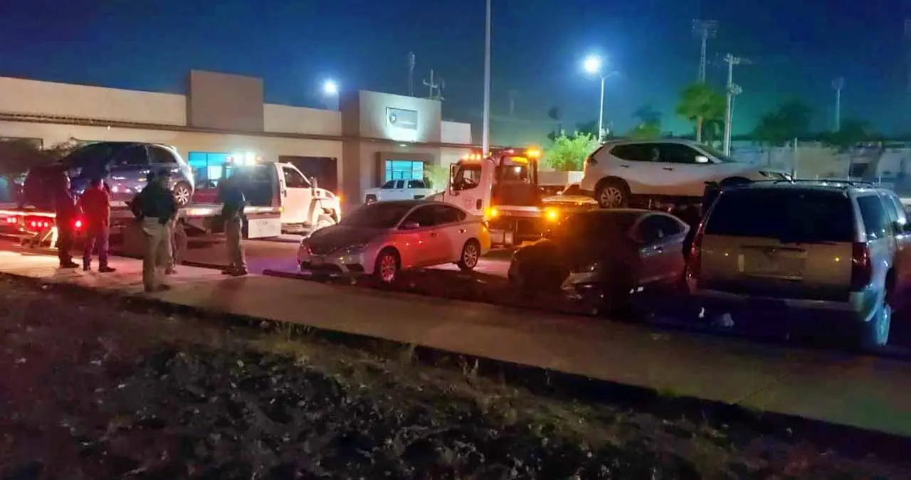 Recuperan vehículos robados en operativo de la Fiscalía en el Valle del Mayo
