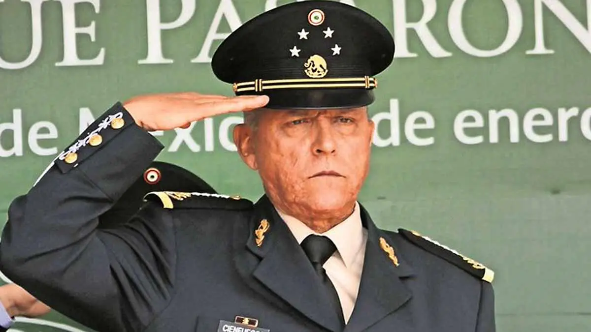 El general Salvador Cienfuegos ya está en México