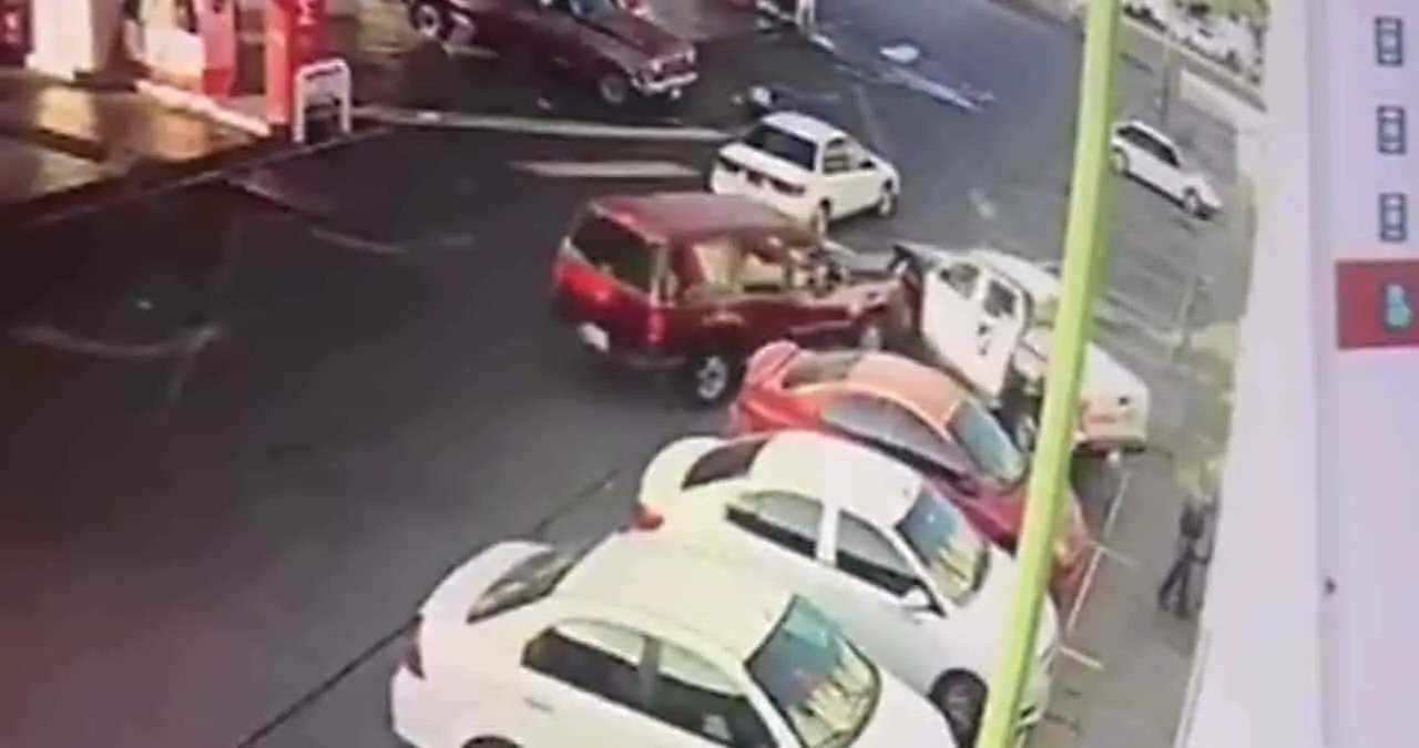 Circula VIDEO de asalto a camioneta de valores en Hermosillo