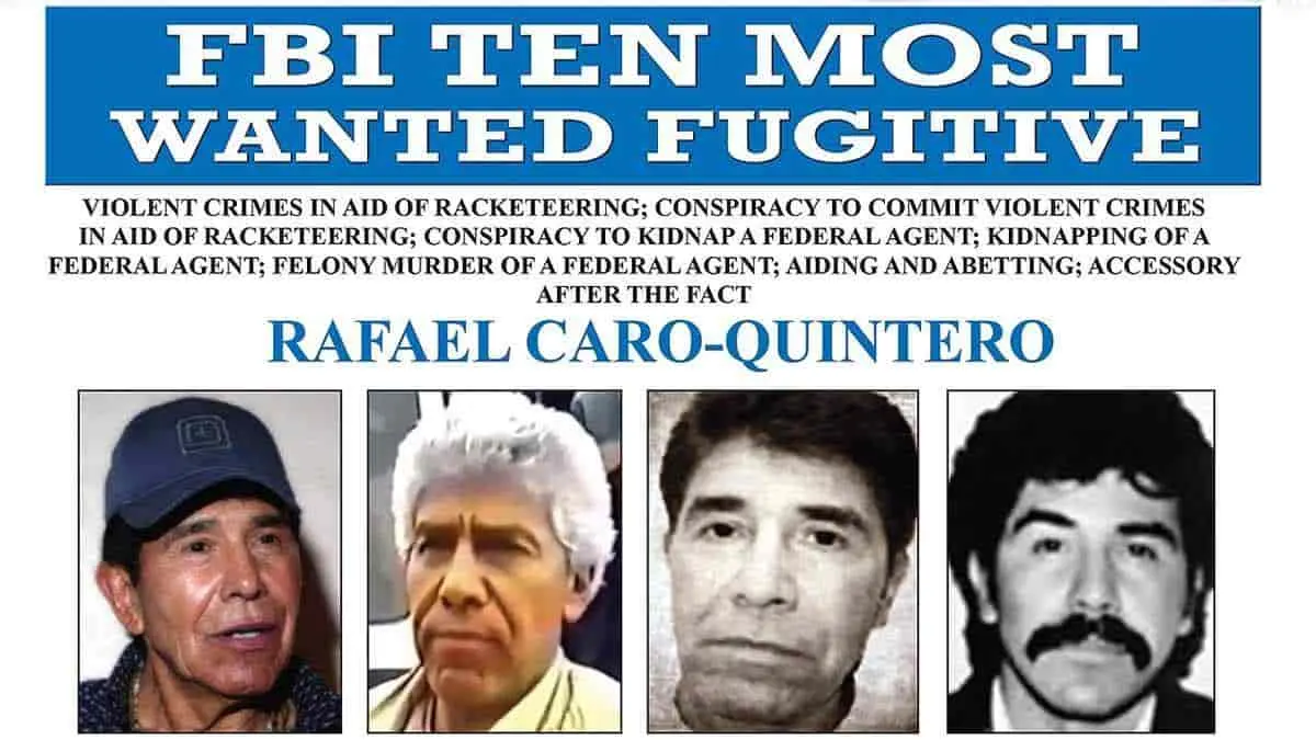 Rafael Caro Quintero, el más buscado por la DEA