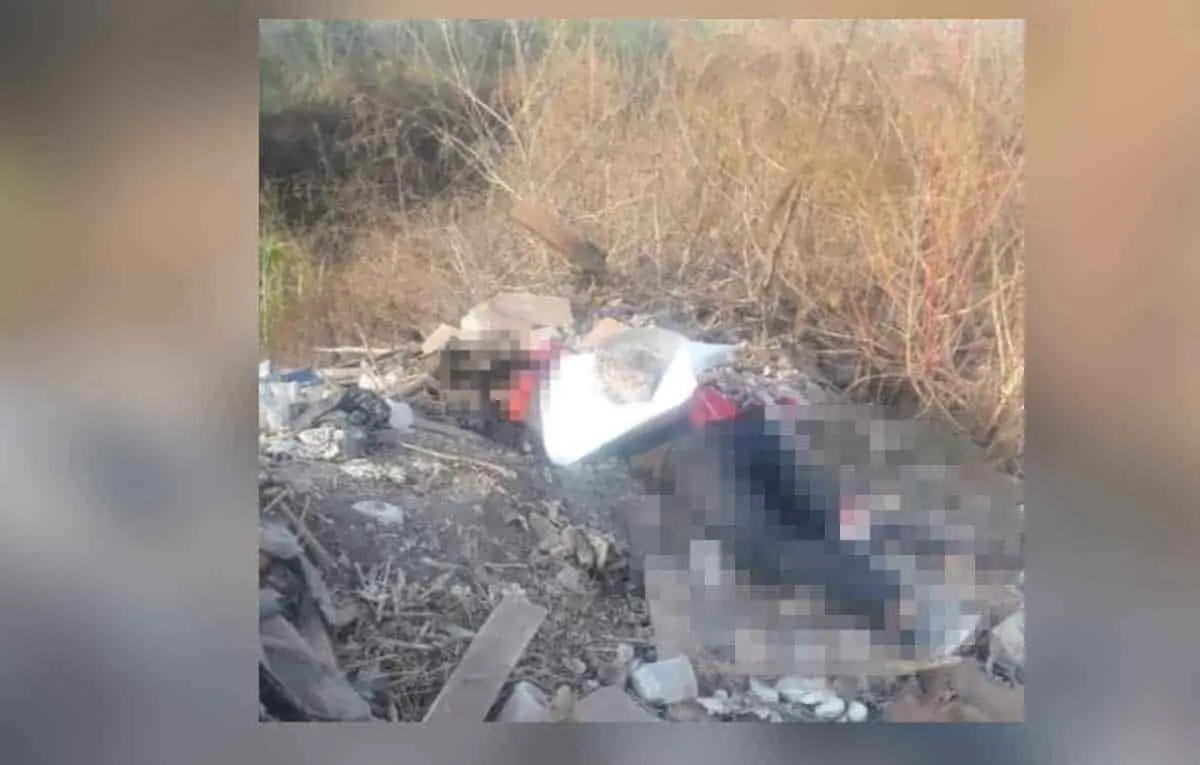 Con las manos atadas y un narcomensaje lo encuentran sin vida