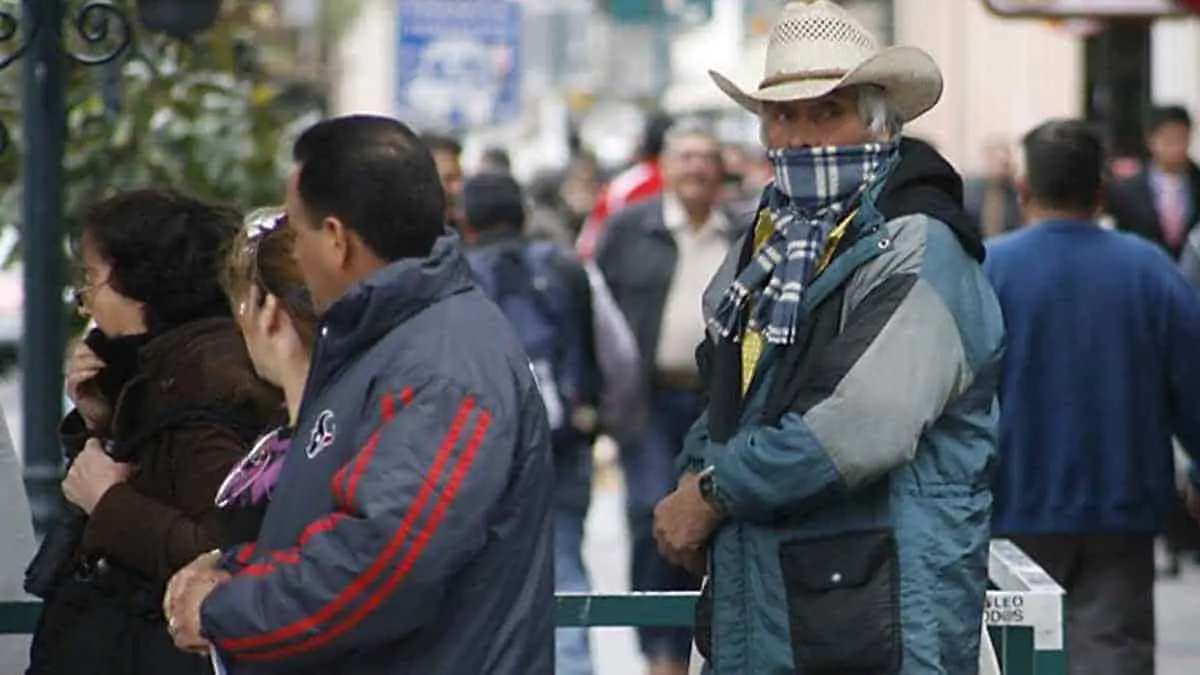 Abríguese bien: arrecia el frío