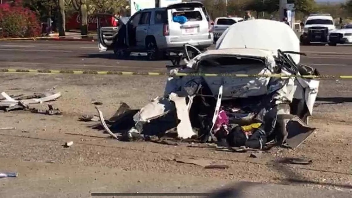 Ataque a camioneta en caseta de cobro de Hermosillo
