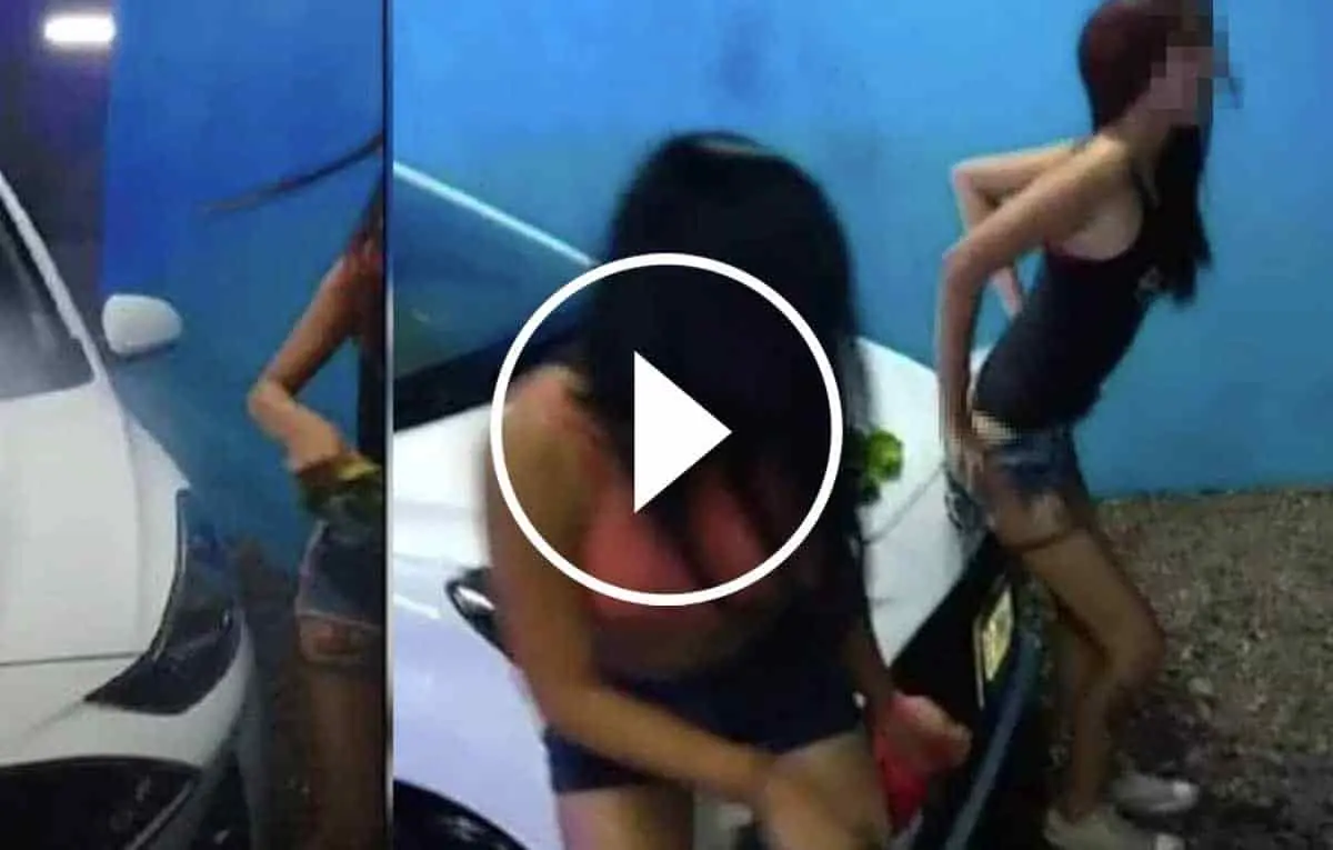 VIDEO: Jovencitas semidesnudas trabajan en autolavado en Cajeme