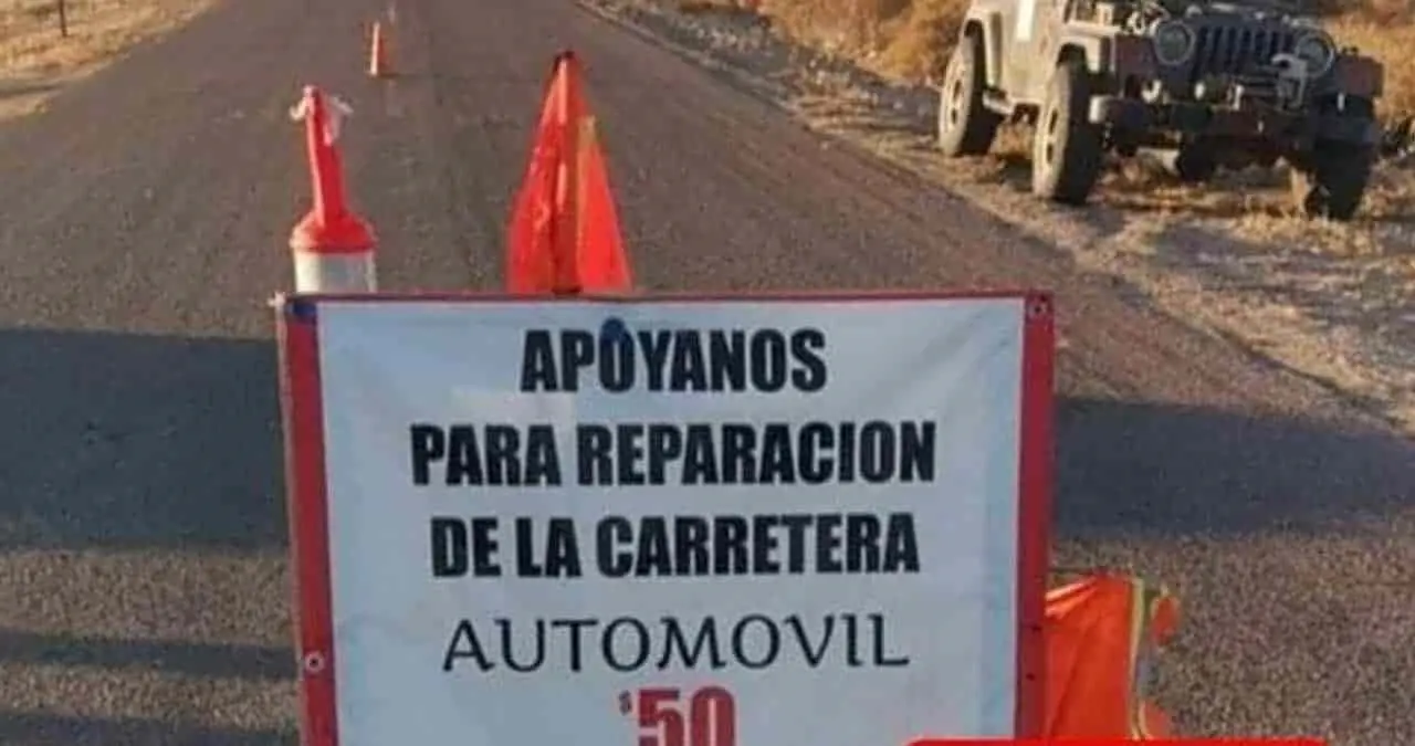Piden apoyo para reparar carretera número 36