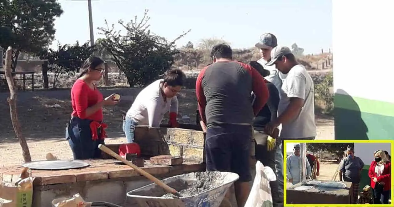 Construyen una estufa en Areneras