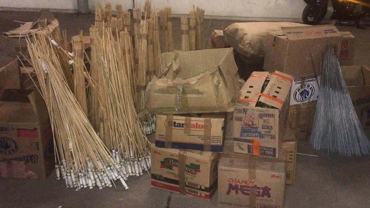 Decomisan 1.7 toneladas de pirotecnia en Hermosillo