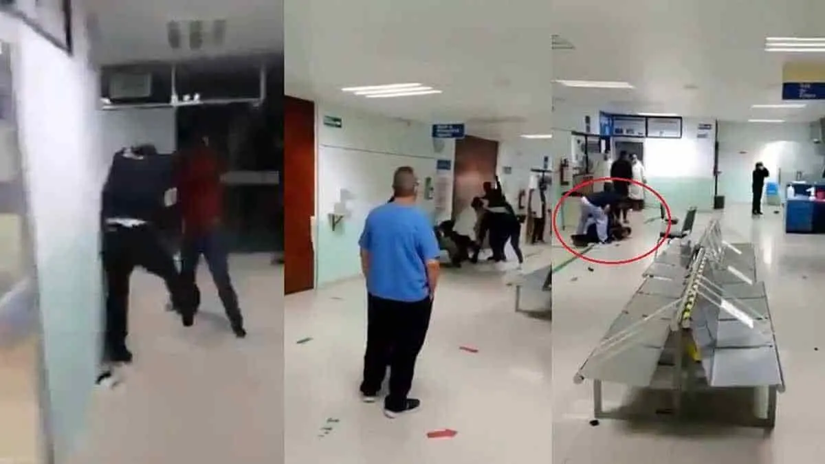 VIDEO: A punta de golpes exigen atención por sospecha de Covid
