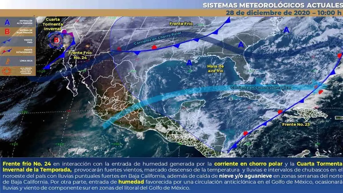 Ingresa a Sonora frente frío 24