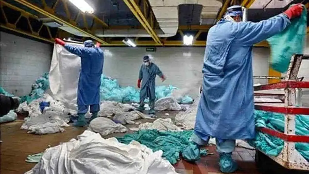 Se contagia de Covid-19 al separar ropa del IMSS y muere