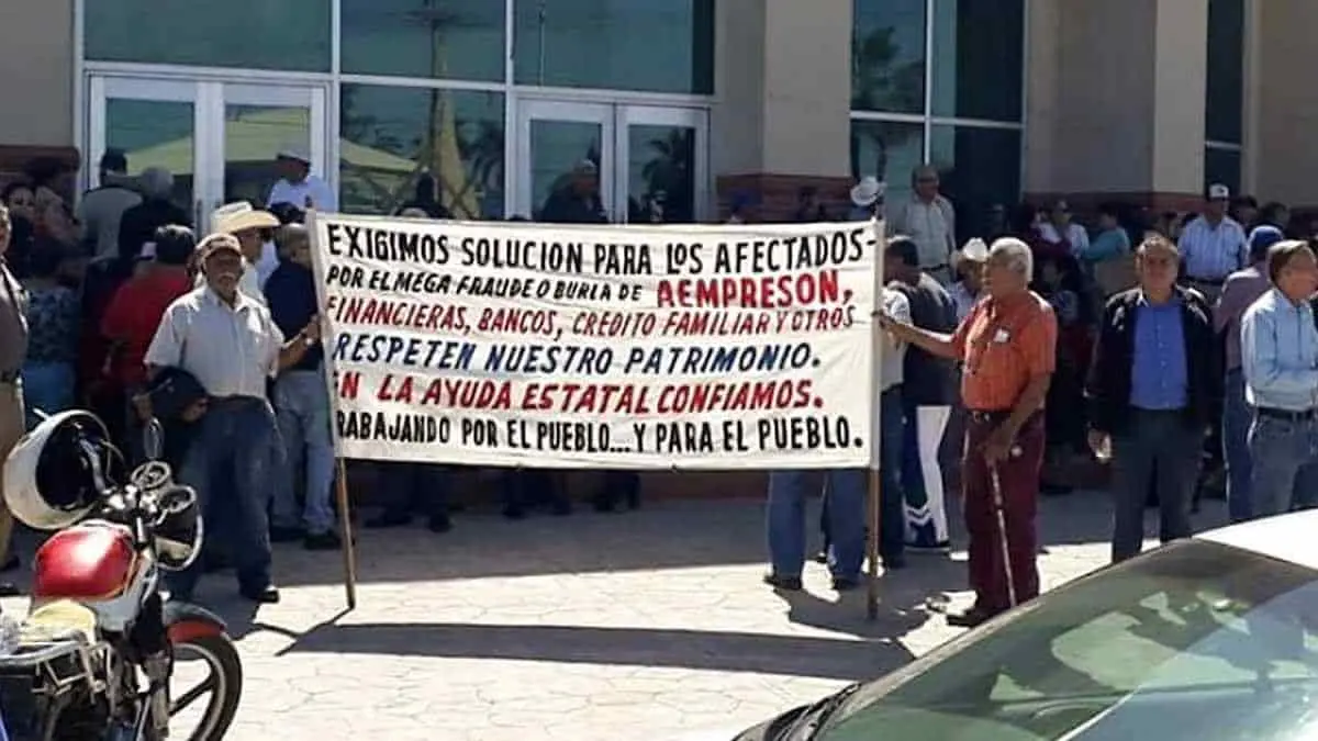 Detienen a presuntos responsables de fraude Aempreson