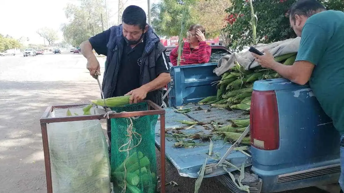 Aumenta el precio del elote