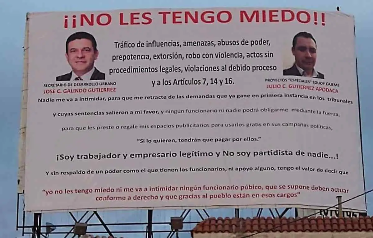 Denuncian supuesto tráfico de influencia con espectacular