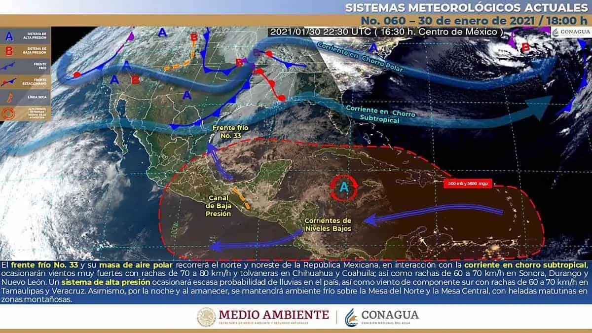 Días nublados, pero sin lluvias