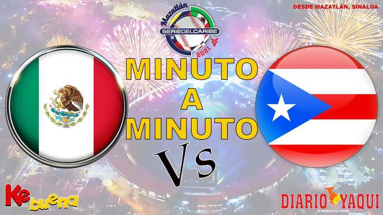 Minuto a minuto de la semifinal entre México y Puerto Rico