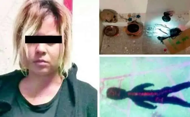 Mujer le ofrece a su bebé al diablo