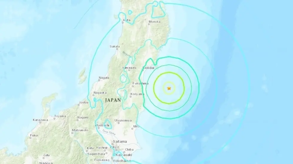 Fuerte sismo sacude Japón