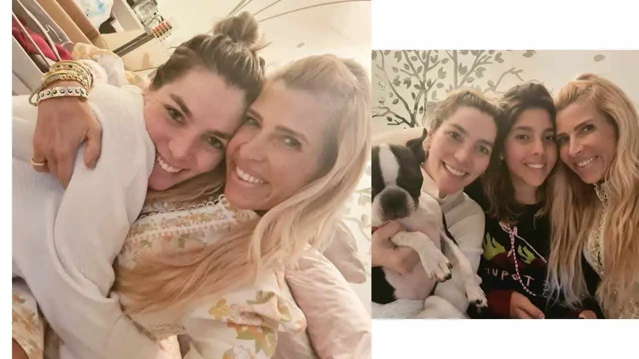 Frida Sofía aparece en brazos de la esposa de su papá