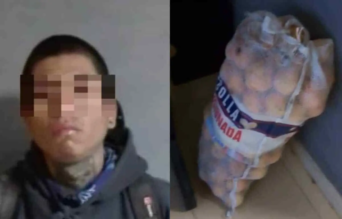 Detienen a dueto por robar naranjas