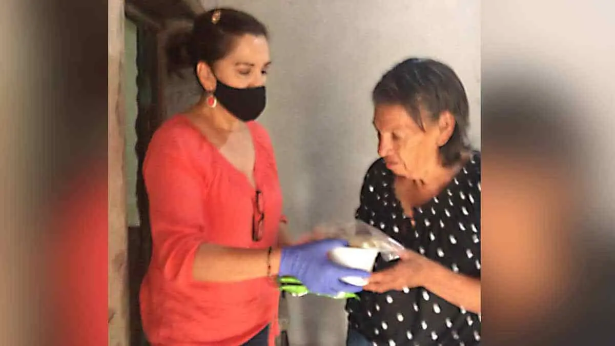 Apoyan a familias con alimento