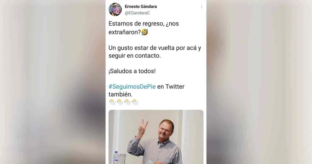 De vuelta El Borrego a Twitter