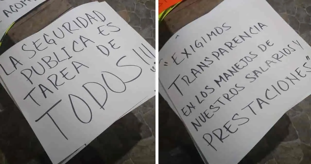 Exigirán policías condiciones laborales dignas