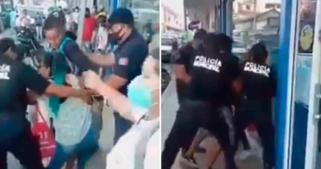 Destituyen a policías por agredir a pareja