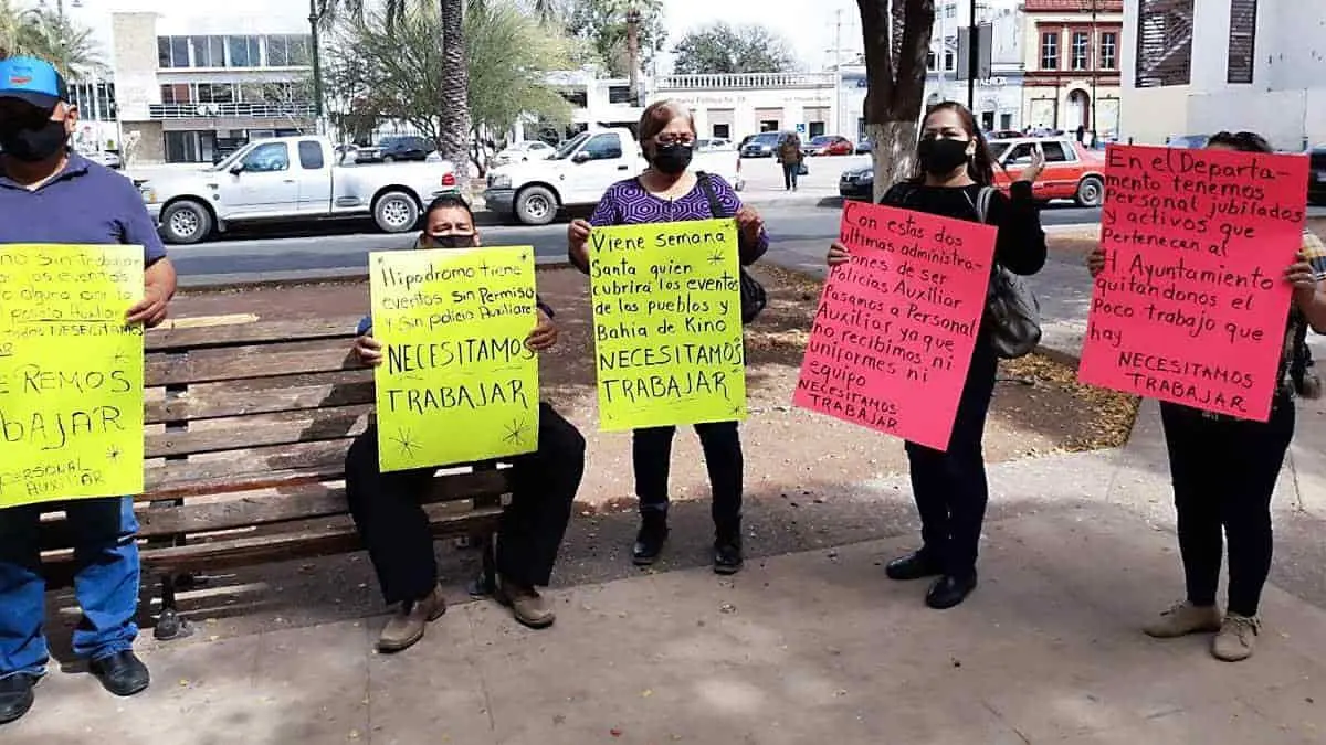 Hay eventos, pero no hay trabajo para policías auxiliares