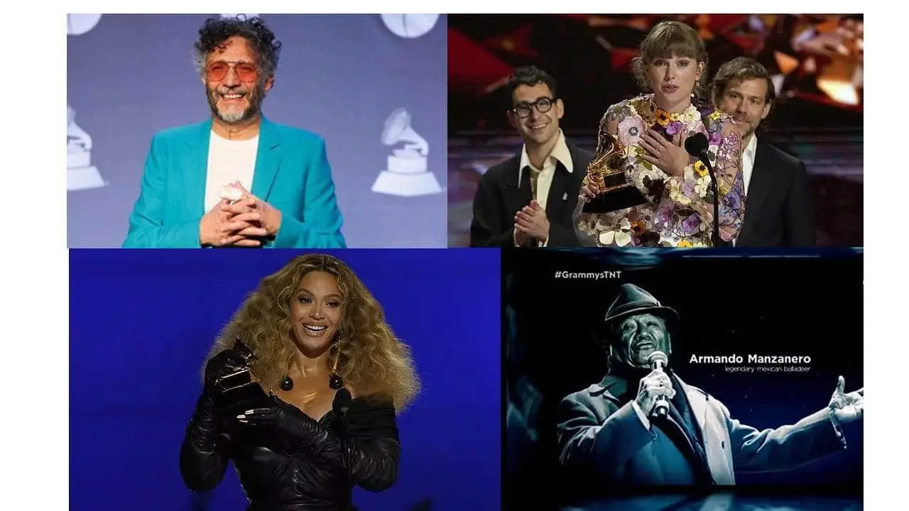 Latinos brillan en los Premios Grammy