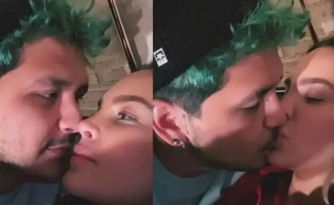 Video. Belinda y Christian Nodal encienden las redes con apasionados besos