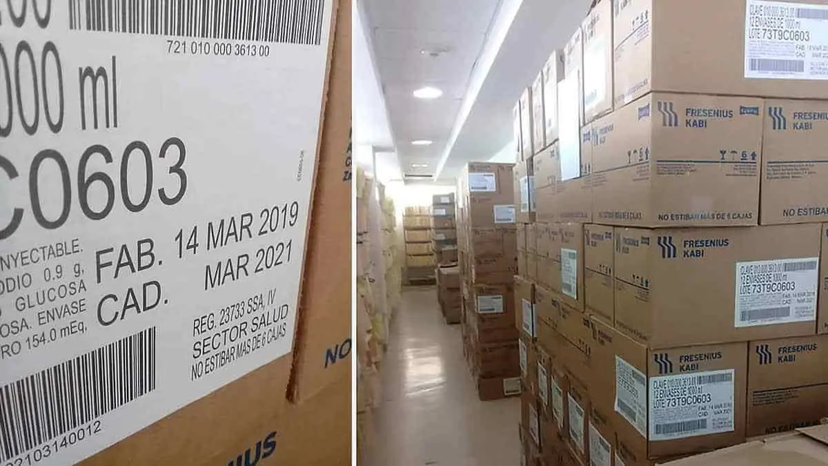 Compran medicina a punto de caducar