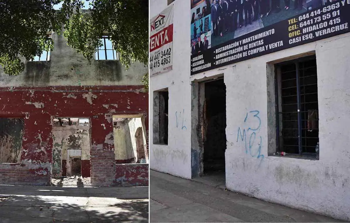 Reflejan economía local edificios abandonados
