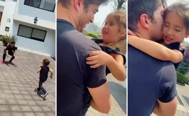 Video. Conmovedor encuentro de Danilo Carrera y el hijo de Michelle Renaud