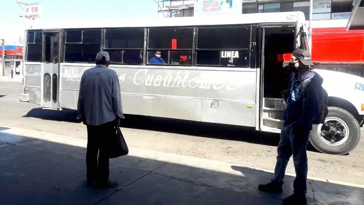 Camiones no cuentan con aire acondicionado
