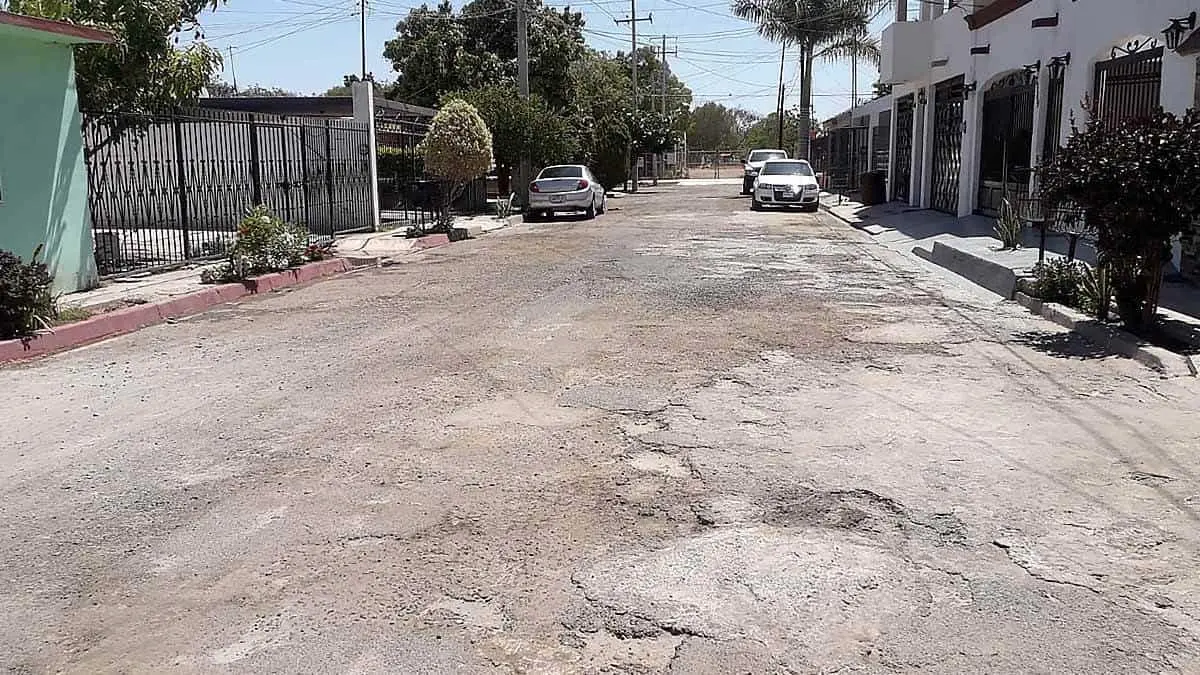Las calles de la colonia Tepeyac están destrozadas