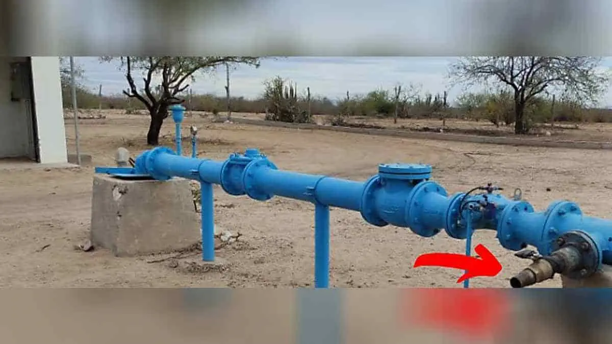 "Huachicolean" agua en Masiaca
