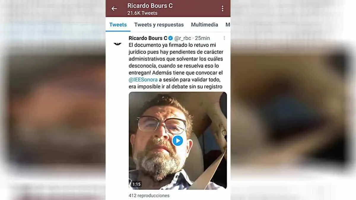 Jurídico de Bours retiene renuncia