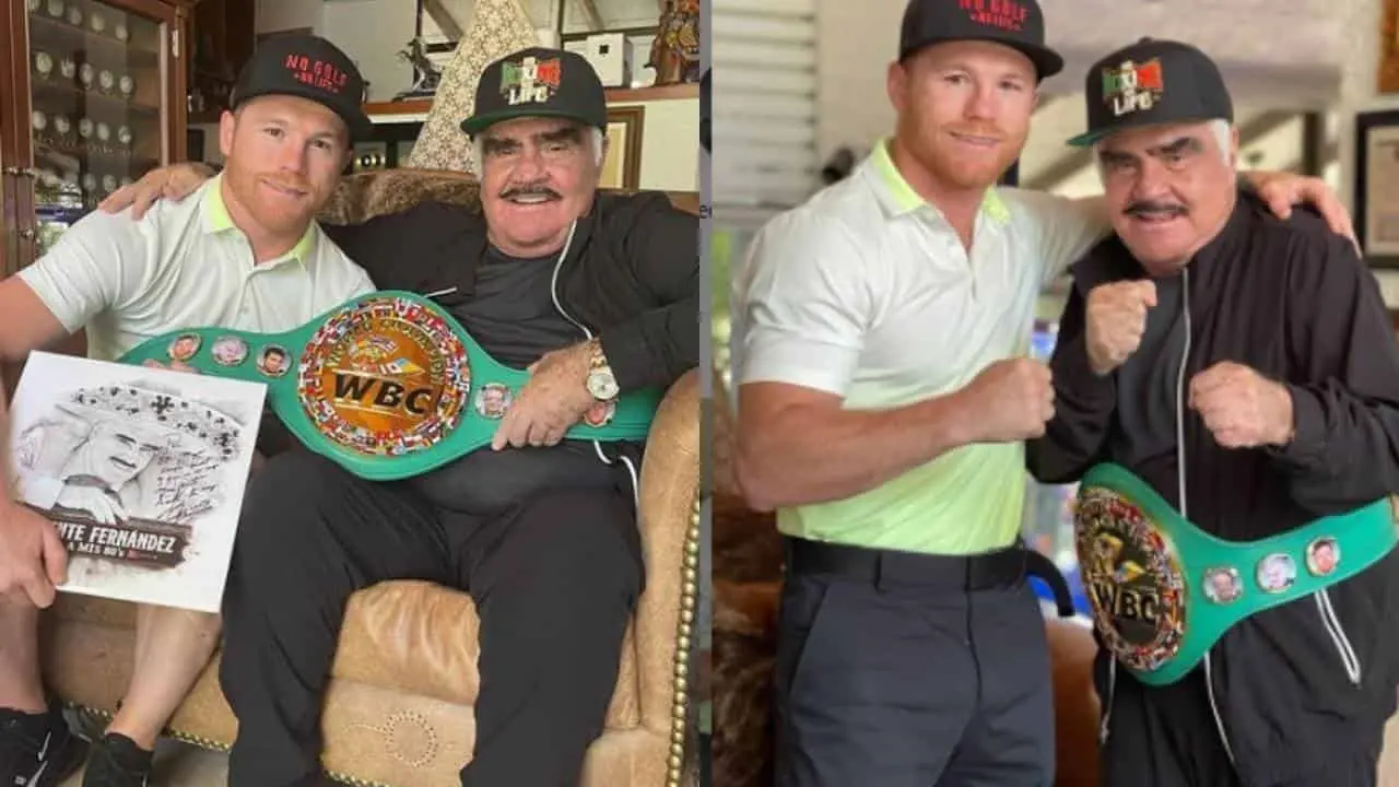 Piden a "Canelo" Álvarez cuidarse de Vicente Fernández
