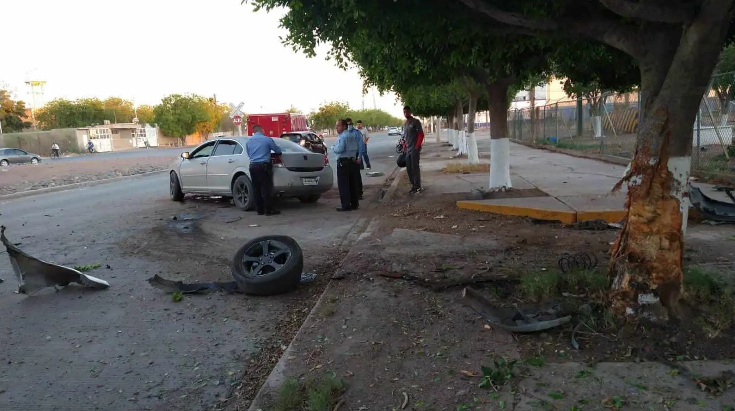 Fuerte choque en el Parque Industrial