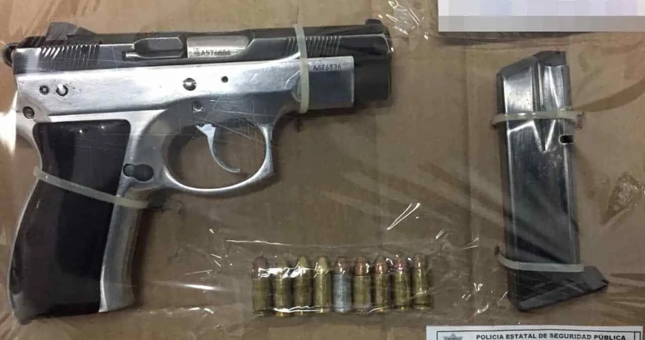 Asegura PESP a menor de edad en posesión de arma de fuego en Cajeme