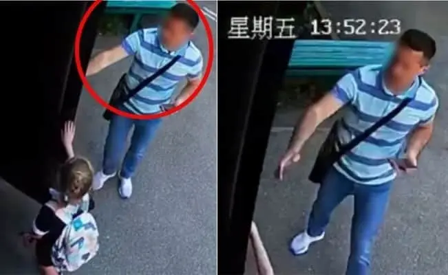 Video. Niña logra engañar a pedófilo que la acechaba afuera de su casa
