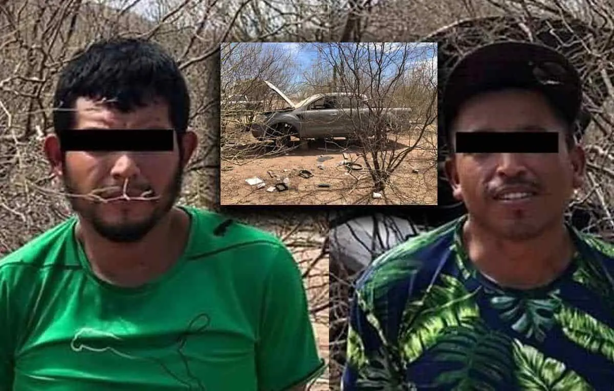 Los agarran desmantelando vehículo 